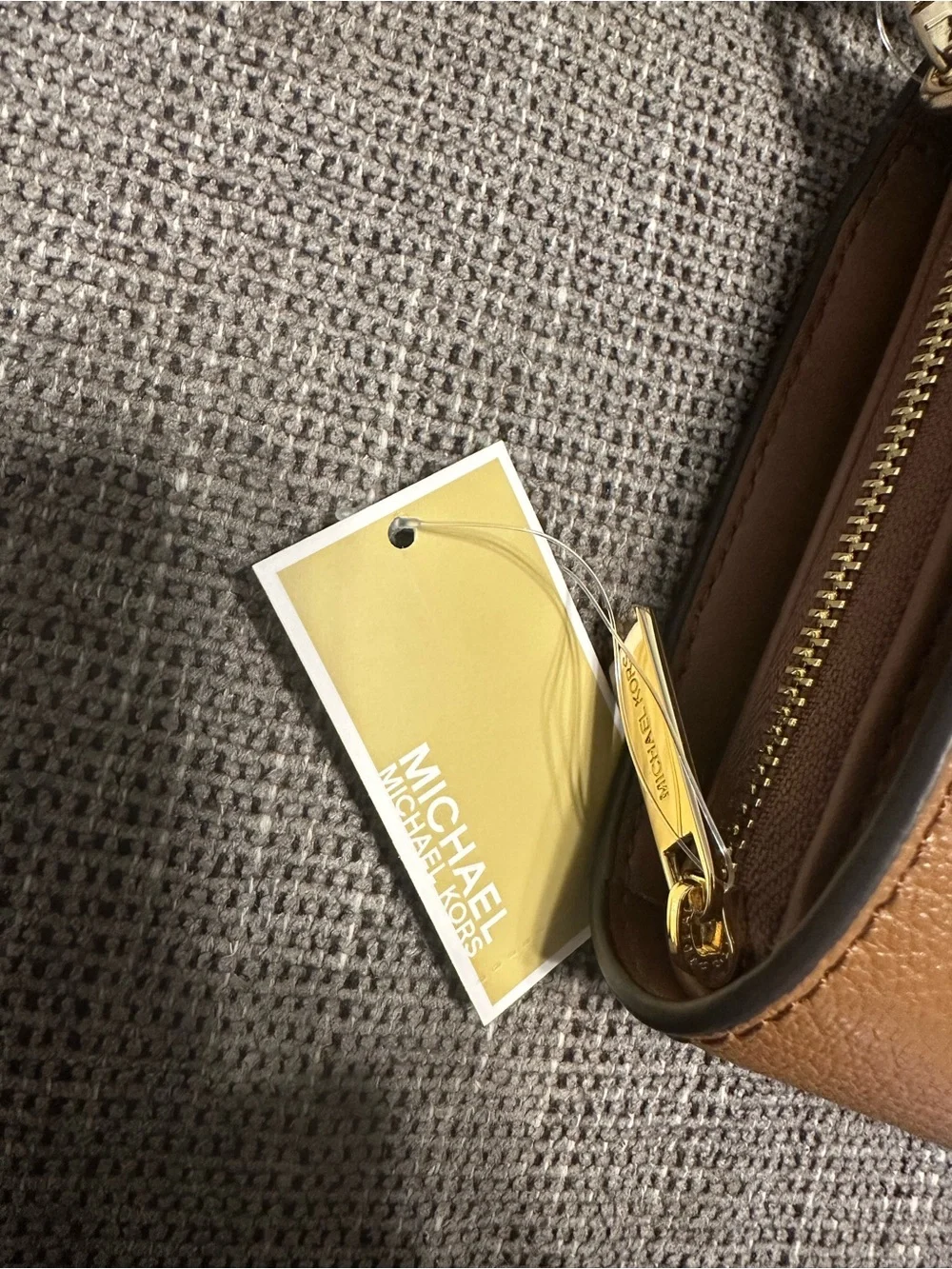 Michael Kors camel pebbled